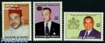 Definitives, King Mohammed VI 3v