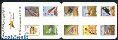 Birds 10v s-a in booklet