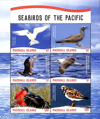 Seabirds of the Pacific 6v m/s