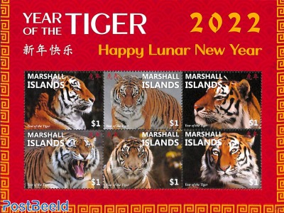 Year of the tiger 6v m/s
