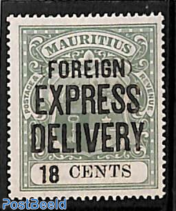 (foreign) Express Delivery 18 cents opt. 1v