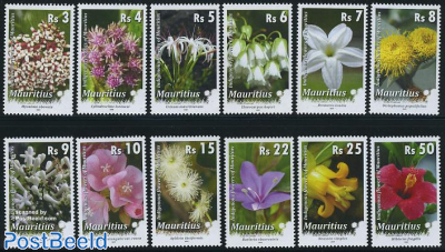 Definitives, flowers 12v