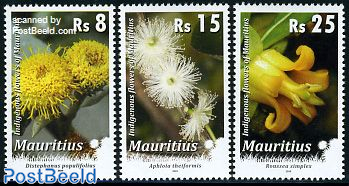 Definitives, flowers (with year 2010) 3v