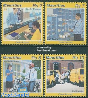 Postal services 4v