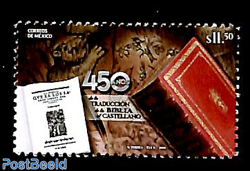 Stamp 2019 Mexico 450 Years Spanish Bible Translation 1v 2019 Collecting Stamps Freestampcatalogue Com The Free Online Stampcatalogue With Over 500 000 Stamps Listed