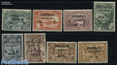 Inhambane, Overprints on Africa 8v