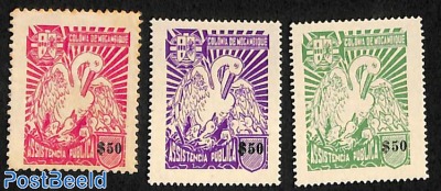 Welfare stamps 3v
