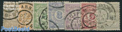 POSTBEWIJS stamps 7v