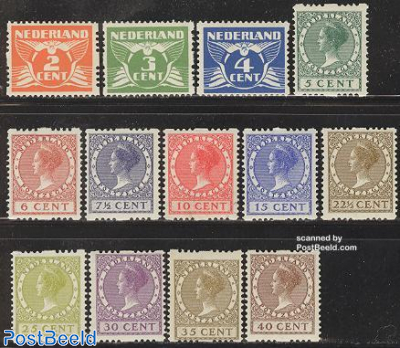 Definitives with WM 13v syncopatic perf.