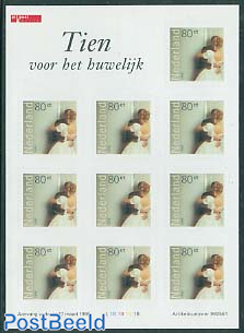 Wedding stamps m/s