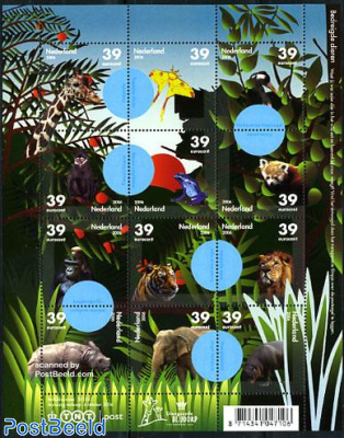 Zoo animals 12v m/s (with hidden messages in blue)