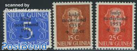 Dutch flooding fund overprints 3v