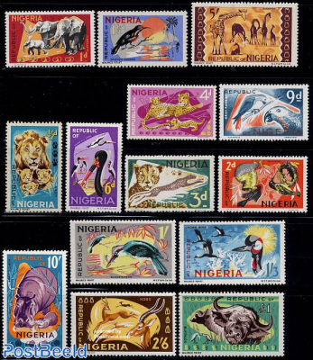 Definitives, animals 14v