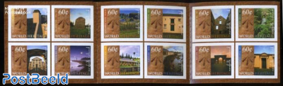 World heritage 10v s-a in booklet