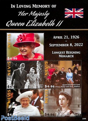In loving memory of Queen Elizabeth II 5v m/s
