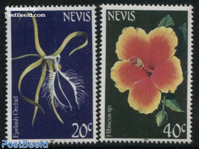 Flowers with year 1986 2v