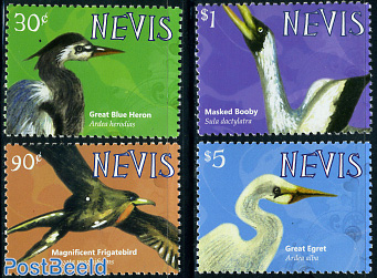 Birds of Nevis 4v