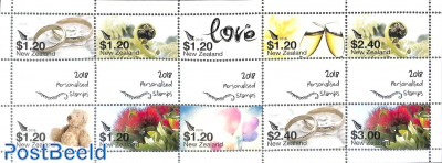 Personalised stamps m/s