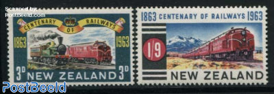 Railways centenary 2v