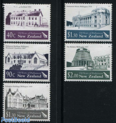 150 years parliament 5v