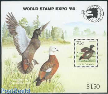 Stamp expo, birds s/s
