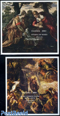 Tintoretto paintings 2 s/s