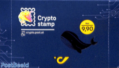 Crypto stamp, whale (closed package)