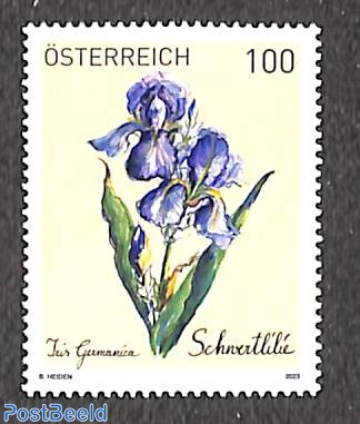 Flower 1v, special stamp for subscribers