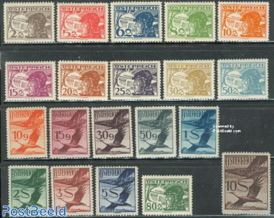 Airmail definitives 20v