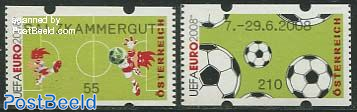 World Cup Football automat stamps 2v (face value may vary)