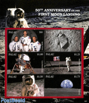 Moonlanding 50th anniversary 6v m/s