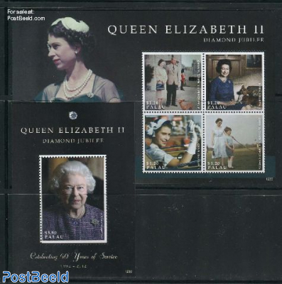 Elizabeth II Diamond Jubilee 2 s/s
