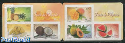 Fruit of Polynesia 6v in booklet s-a