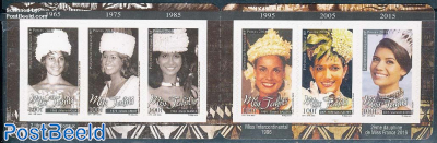 Miss Tahiti 6v s-a in booklet