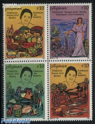 Stamp 2014 Philippines Teresita Mama Sita Reyes 4v 2014 Collecting Stamps Freestampcatalogue Com The Free Online Stampcatalogue With Over 500 000 Stamps Listed