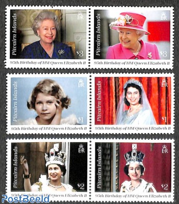 Queen Elizabeth II 95th birthday 6v