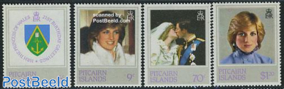 Princess Diana anniversary 4v