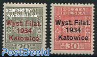 Katowice overprints 2v