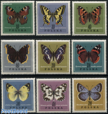 Butterflies 9v