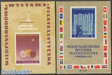 Warsaw stamp exposition 2 s/s