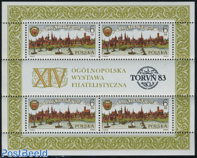 National stamp exposition Torun s/s