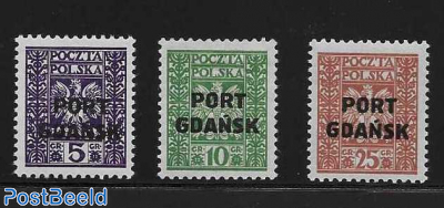 Port Gdansk, definitives 3v
