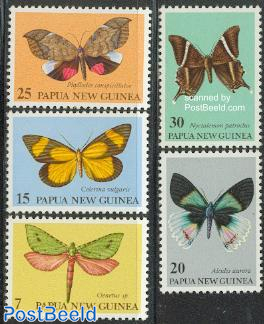 1966 Papua and New Guinea Butterfly Postage Stamps Digital Art by