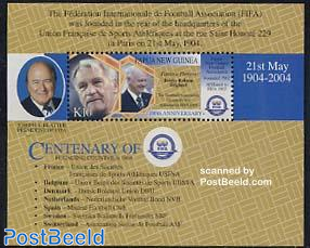 FIFA centenary s/s, Bobby Robson