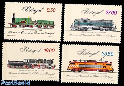 Railways 125th anniversary 4v