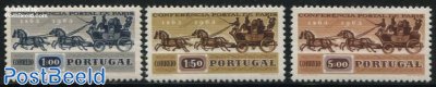 Postal conference of 1863 3v