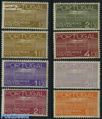 Parcel stamps 8v