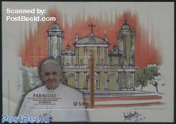 Pope Francis Reprint (5000G) s/s