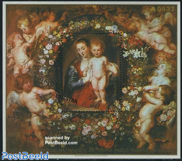 Christmas, Rubens painting s/s (A or B before number)