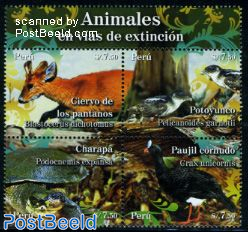 Endangered animals 4v+tab [+:]